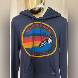 Aviator nation navy sweatshirt